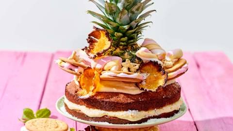 Tropische Pina Colada-taart